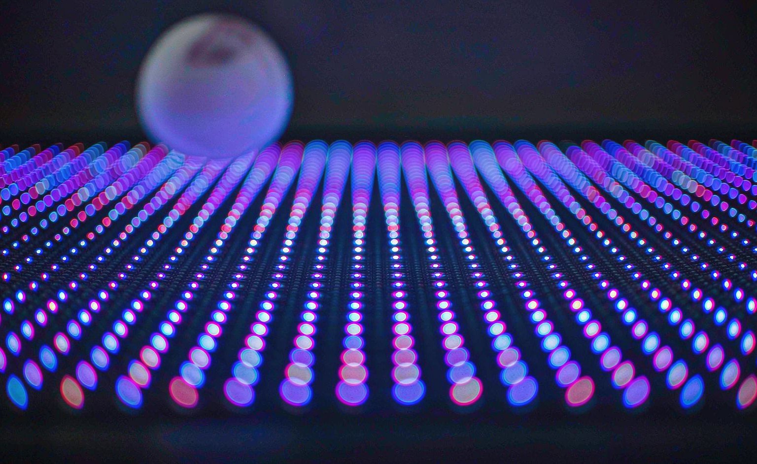 AI-powered ball detection on the LED table surface